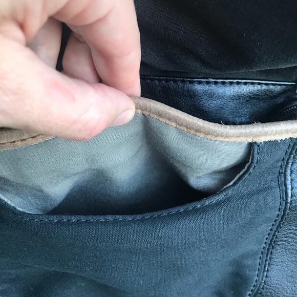 The Sak Black Leather Crossbody Purse - Picture 10 of 14